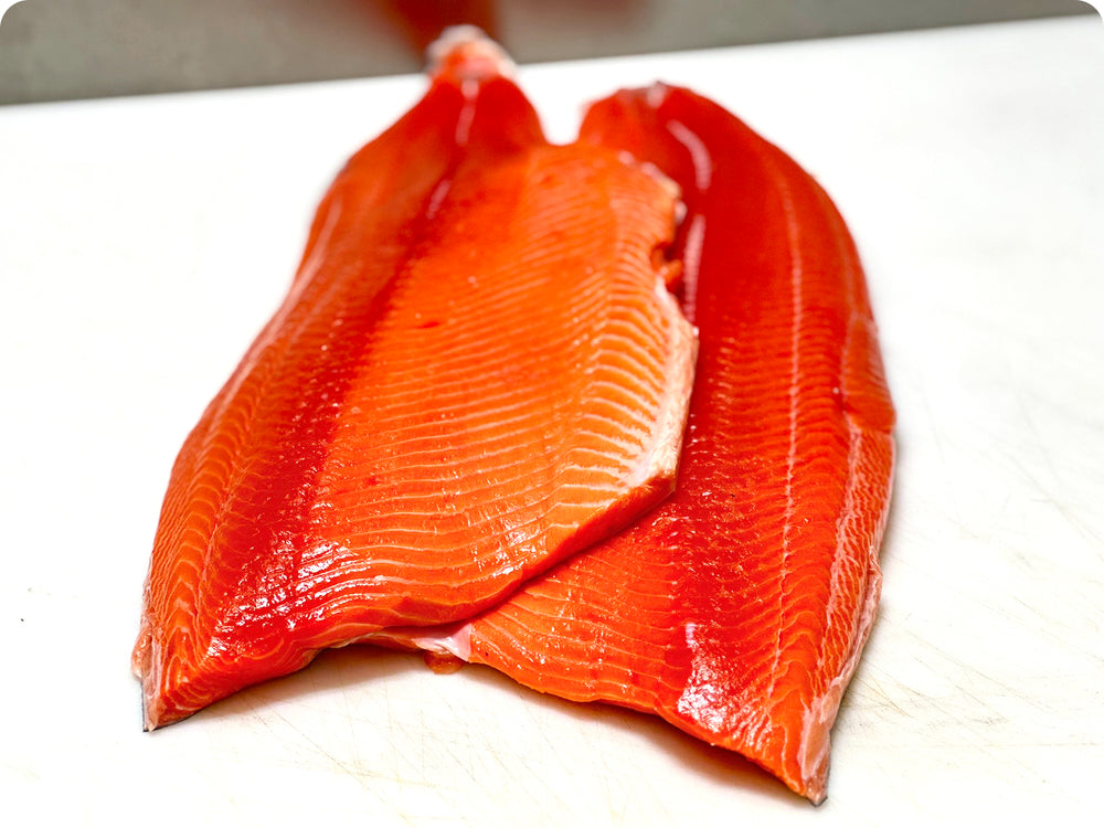 Wild King Salmon Fillet (Fresh) by the pound