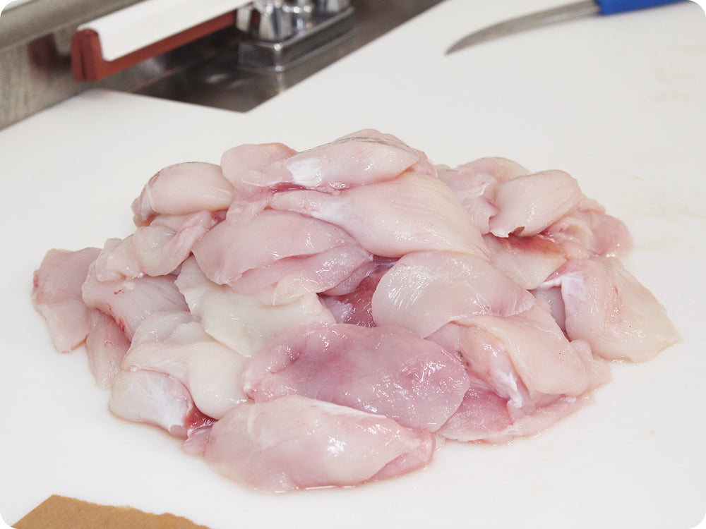 Halibut Cheeks (fresh, wild) by the pound