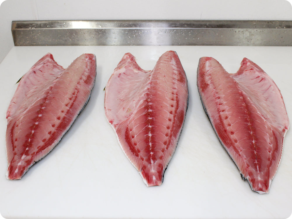 Hamachi (prev-froz, sashimi-grade) by the pound